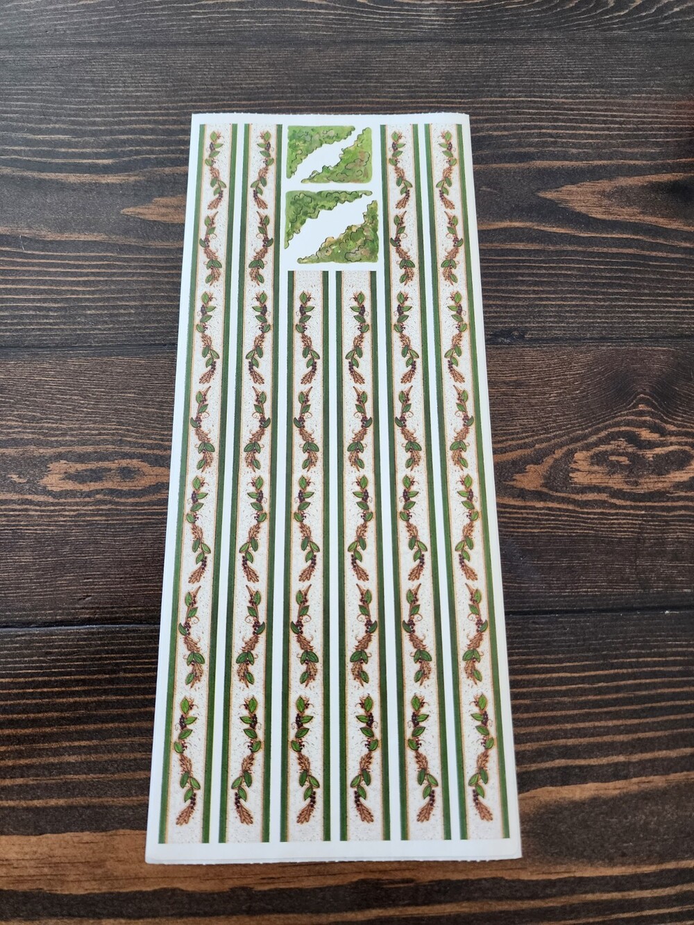 COLORBOK Sticker Border Oak Leaf Embellishments Scrapbooking Vintage Retired #21